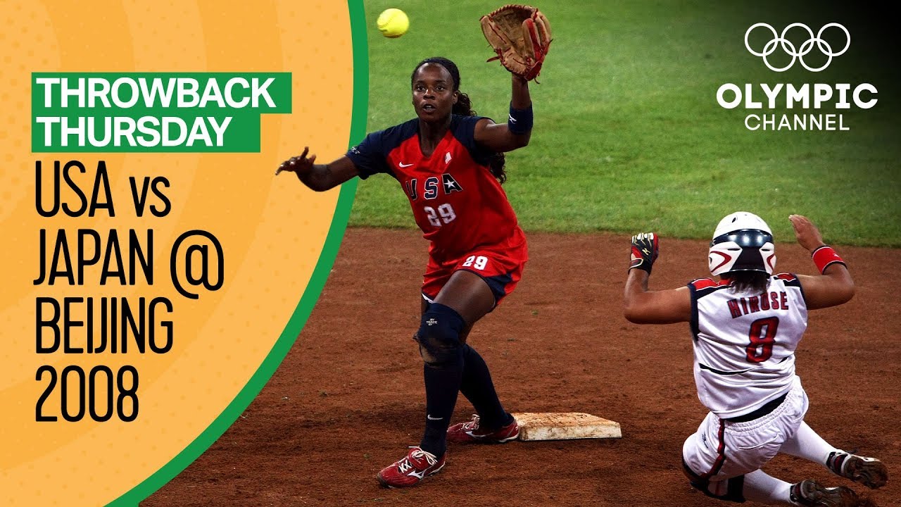 Japan vs. USA -  Full Softball Gold Medal Match - Beijing 2008 | Throwback Thursday