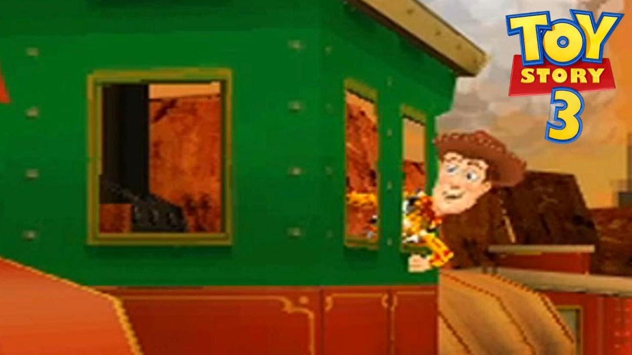 Toy Story 3 Nintendo DS Walkthrough Part 1 Train Rescue & Andy's Room