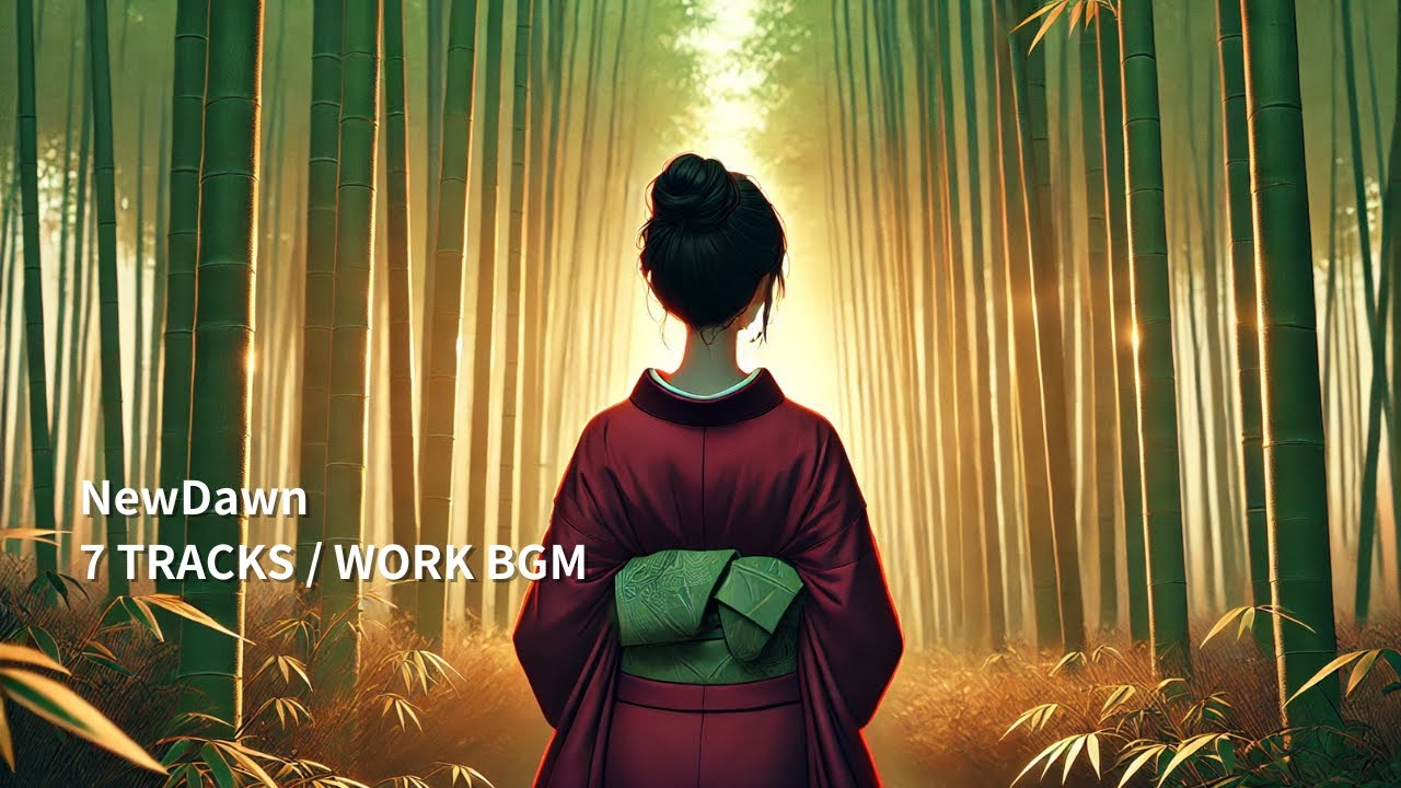 【作業用BGM】New Dawn 7days | Japanese Pop with Traditional Instruments |新しい始まりをテーマにした7曲