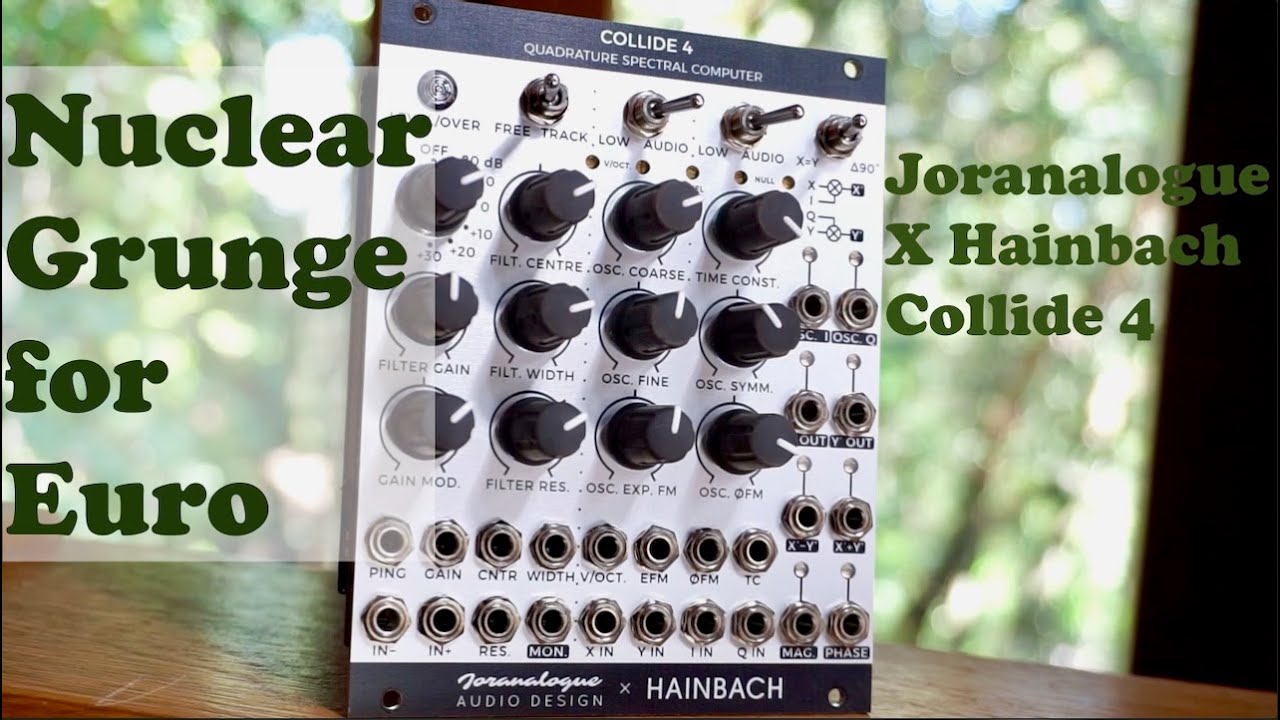 Joranalogue Collide 4 - Green tinted sixties sounds for Euro