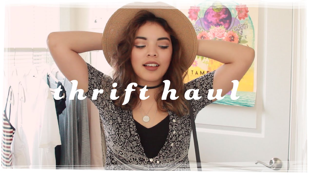 Vintage Thrift Haul & Lookbook 2016