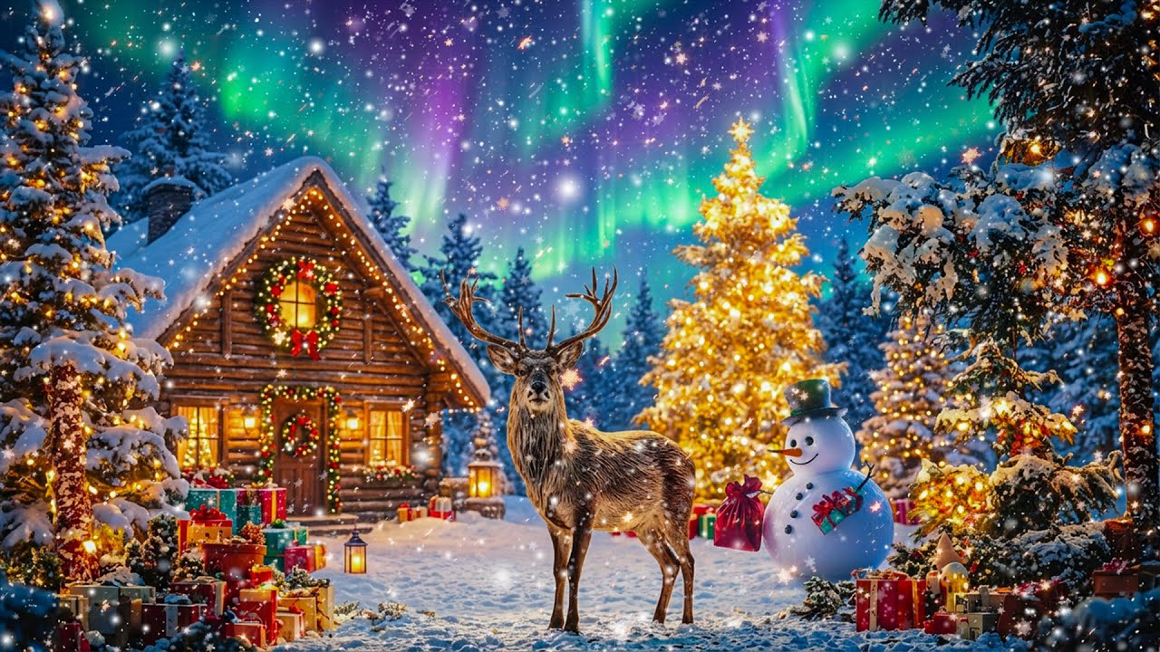 Relaxing Christmas Carol Music 🎁 Quiet and Comfortable Instrumental Music, Christmas Ambience 2026