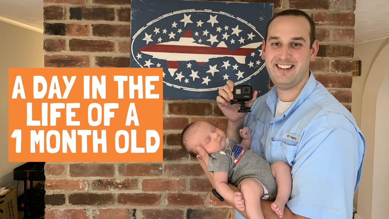 A Day in the Life of a One Month Old