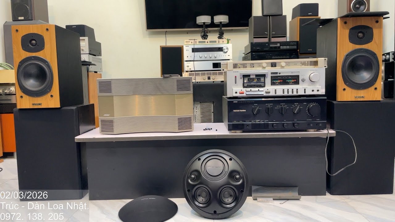 Âm thanh Nhật, Mỹ, Anh. Loa Harman Kardon, Loa Tannoy, đài Bose, Tape, Pow Mỹ. Trúc - 0972 138 205.