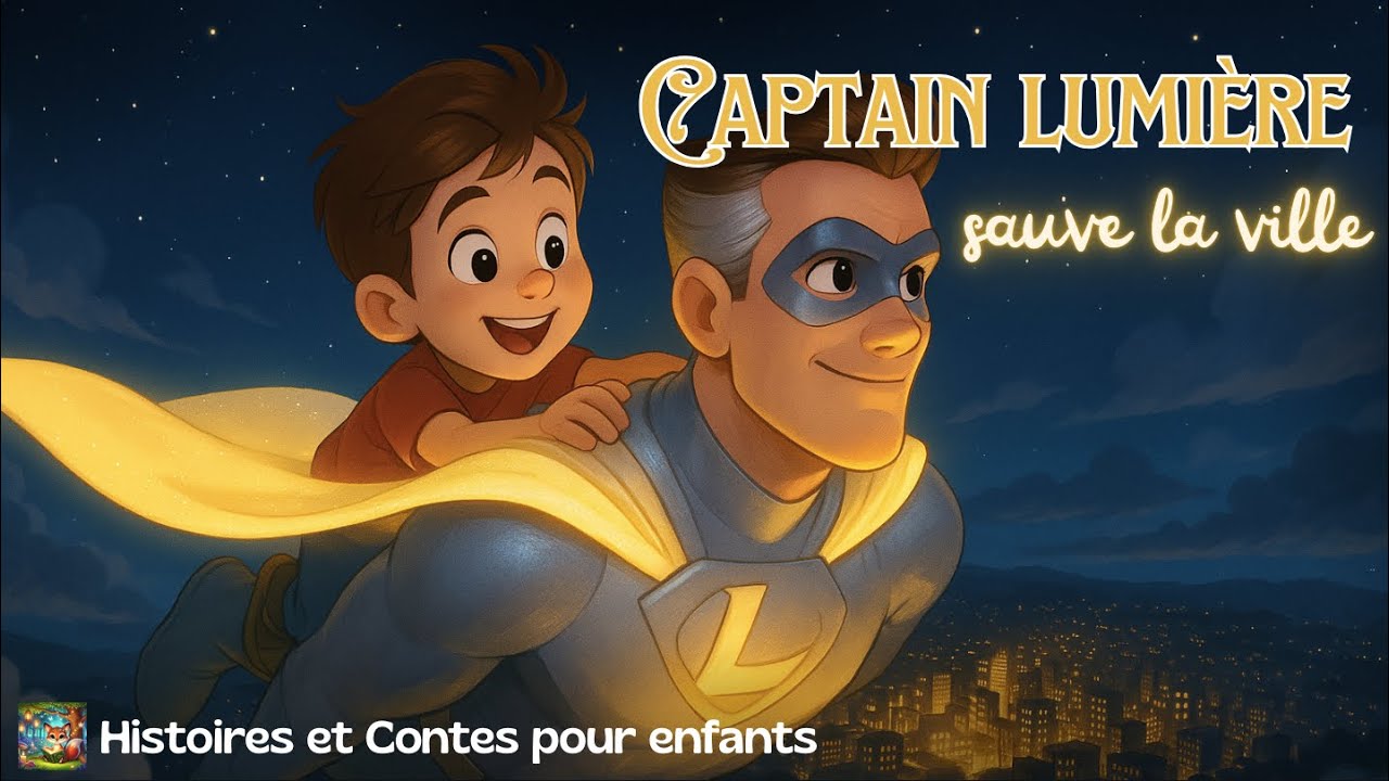 LA RENCONTRE AVEC CAPTAIN LUMIÈRE 🦸🏼‍♂️ Histoires pour enfants à écouter
