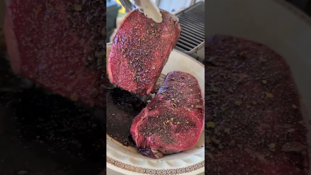 Steak for dinner Kasi it's time to grilling some yummy food tonight / Good weather today #fypage 