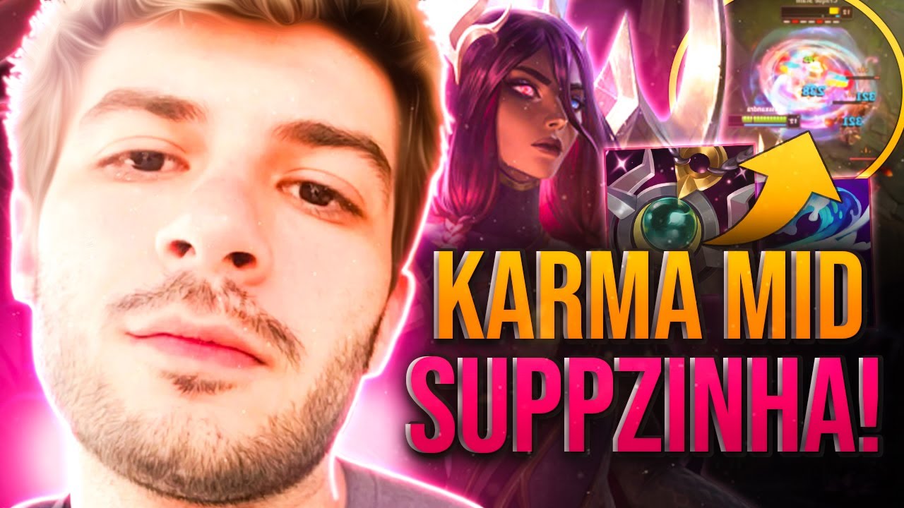 HUMILHEI O TIME INIMIGO COM MINHA KARMA MID SUPPZINHA! │ YOUPIXEL LOL HIGHLIGHTS﻿ #89