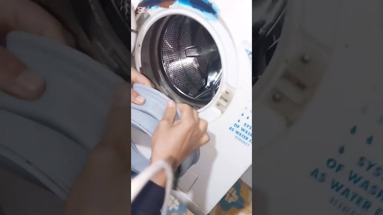 طريقة تغيير كاوتشة باب غسالة كريازى 