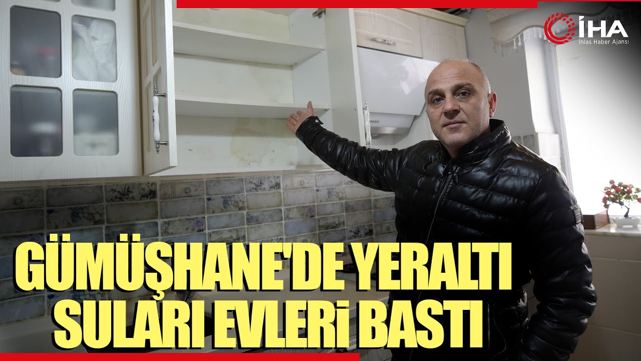 Gümüşhane’de Yaşayan Aile Yıllardır Evlerini Basan Su Nedeniyle Mağduriyet Yaşıyor