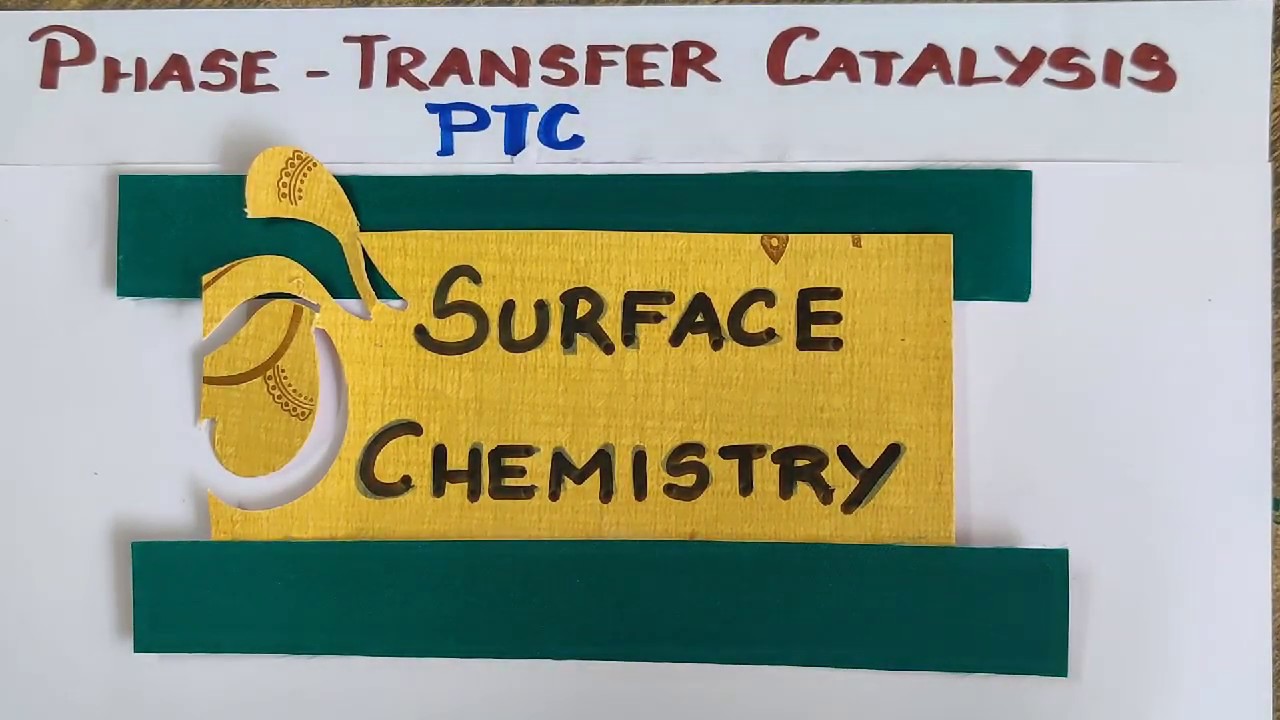 SC-15/Phase Transfer  CATALYSIS/Surface Chemistry/TN 12 th STD/Vol 2 Explanation in TAMIL /Unit 10