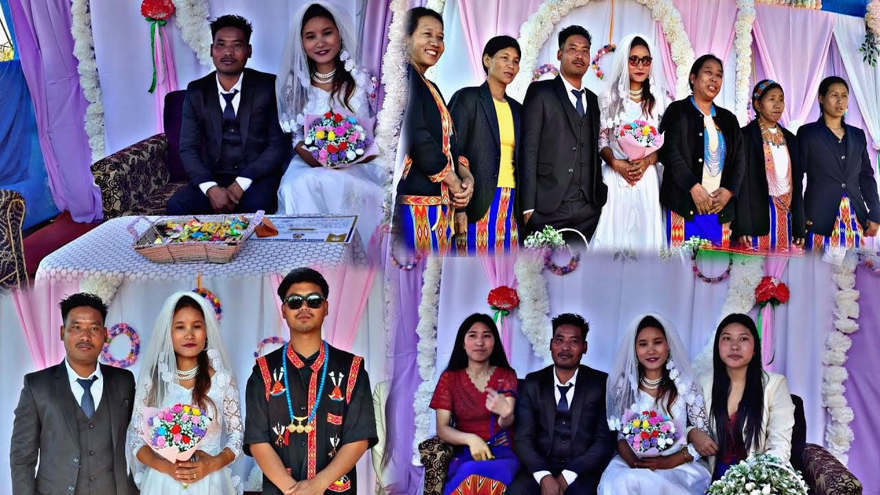Wedding ceremony of Mr Pangong ngodam and Nyolai gangsa at Jagan village longding Arunachal Pradesh