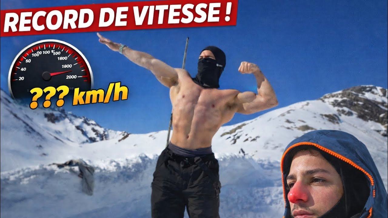 VLOG AU SKI (je tente un record de vitesse)