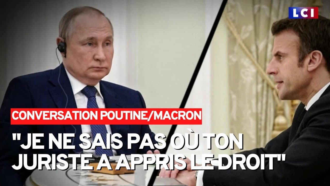 L'échange musclé entre Vladimir Poutine et Emmanuel Macron dévoilé