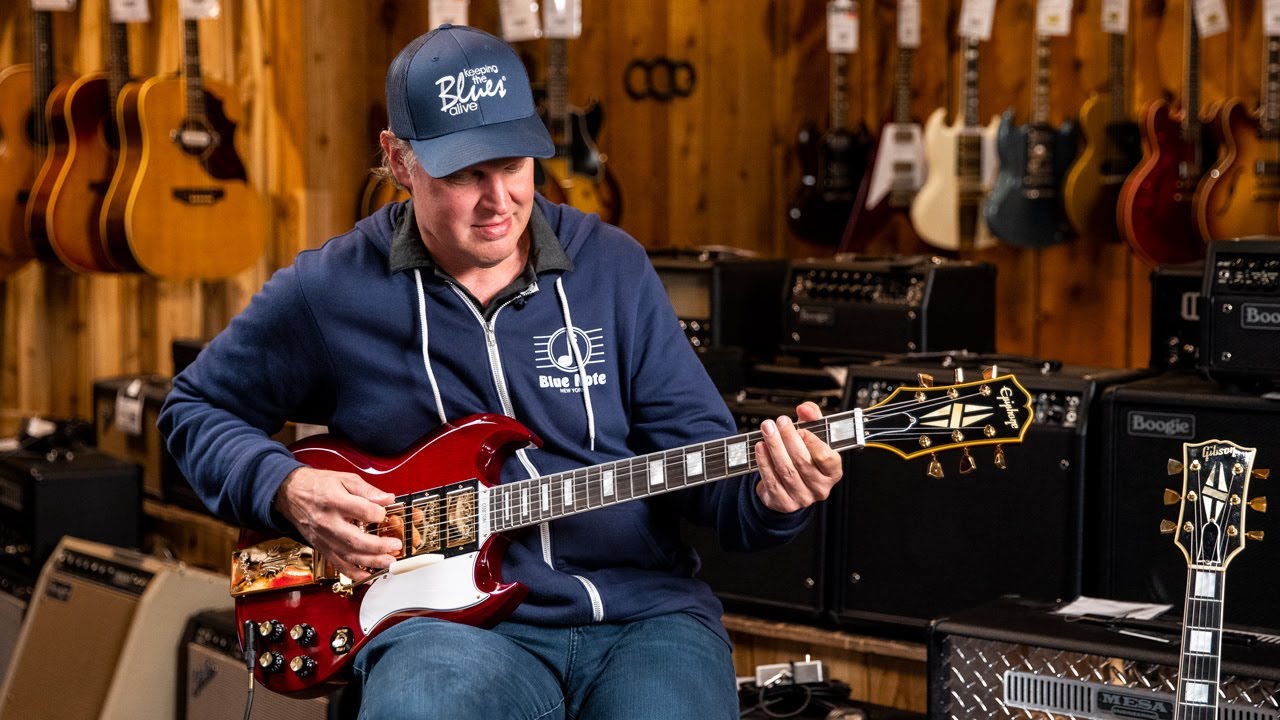 Электрогитара Epiphone Joe Bonamassa 1963 SG Custom | Демо и обзор с Джо Бонамассой