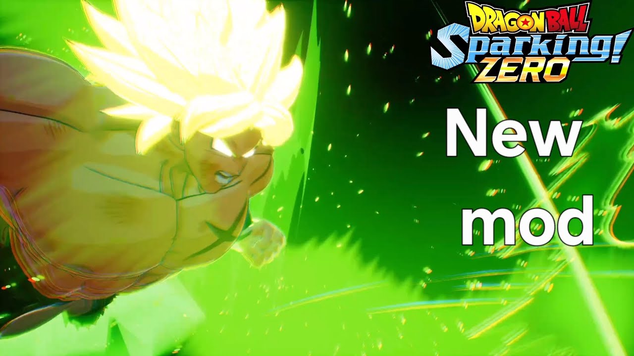 New animation Broly (DBS) sur Dbz Sparking Zero Mod PC 