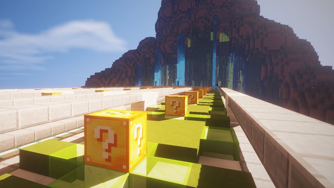 NAJDŁUŻSZA MAPA - MANOYEK FLOTHAR I MATTYNIU - LUCKY BLOCK CHALLENGE PO POLSKU - MINECRAFT