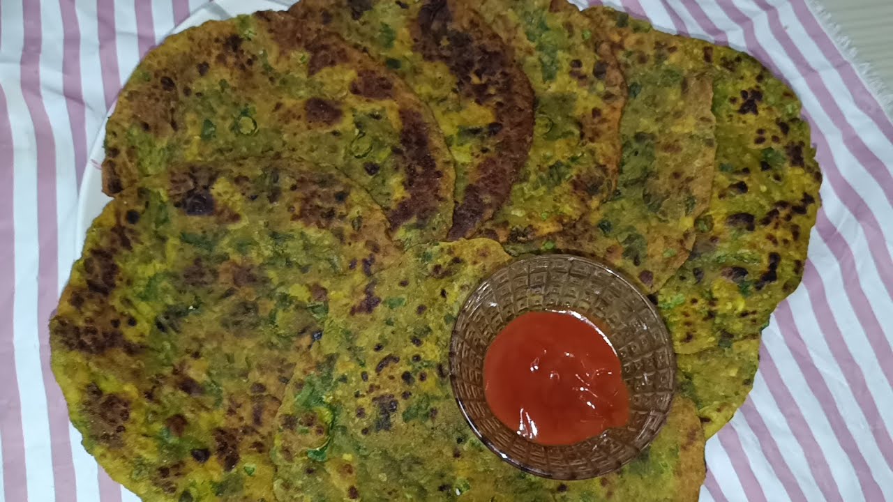 Sham ke 🙂nashte 👌 mein banae 😌 palak ke☺️paraathe ki Recipe 👌