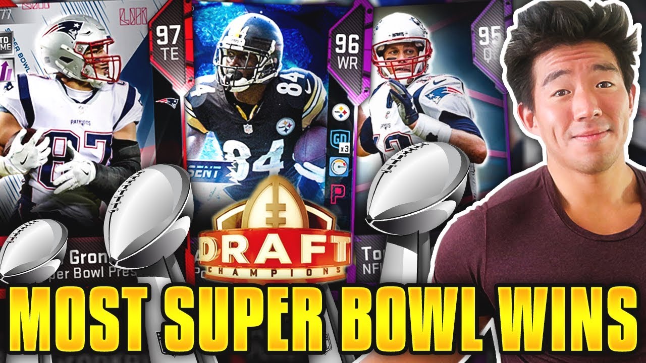 DRAFTING THE TEAMS W/ THE MOST SUPER BOWL RINGS! Madden 19 Draft Champions