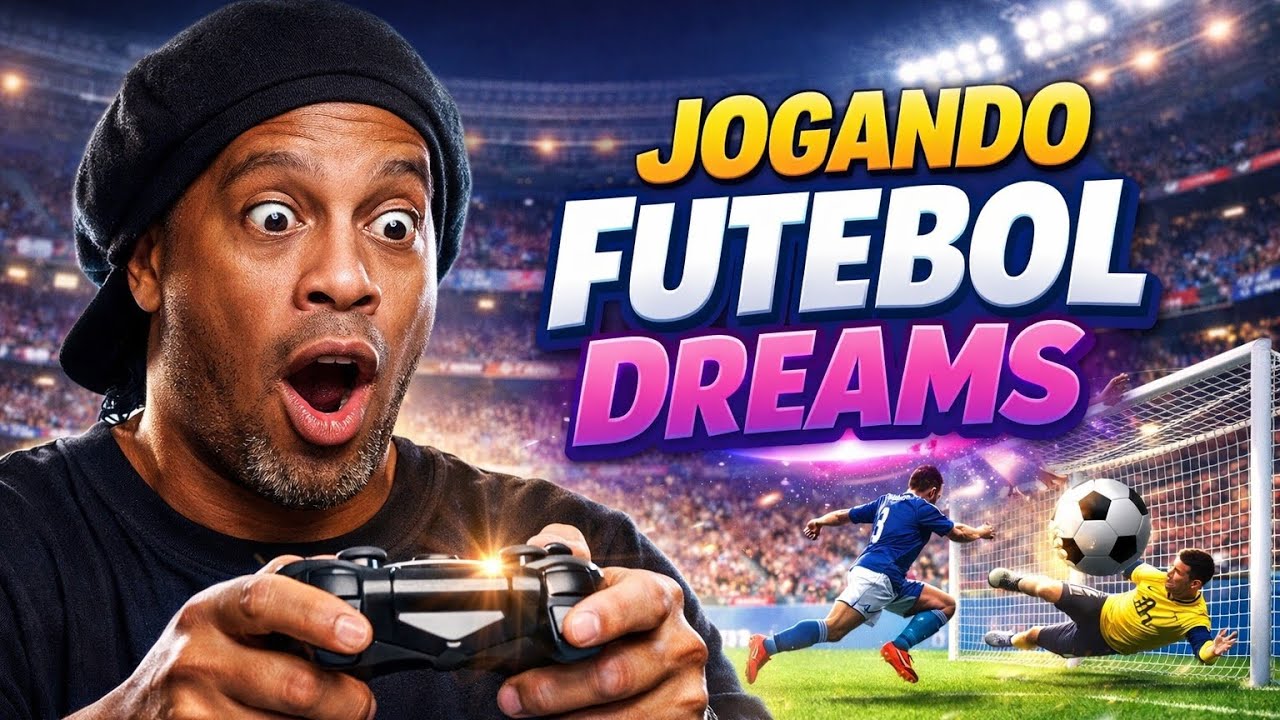 O que acontece quando Ronaldinho joga Futebol Dreams? 🤯🔥