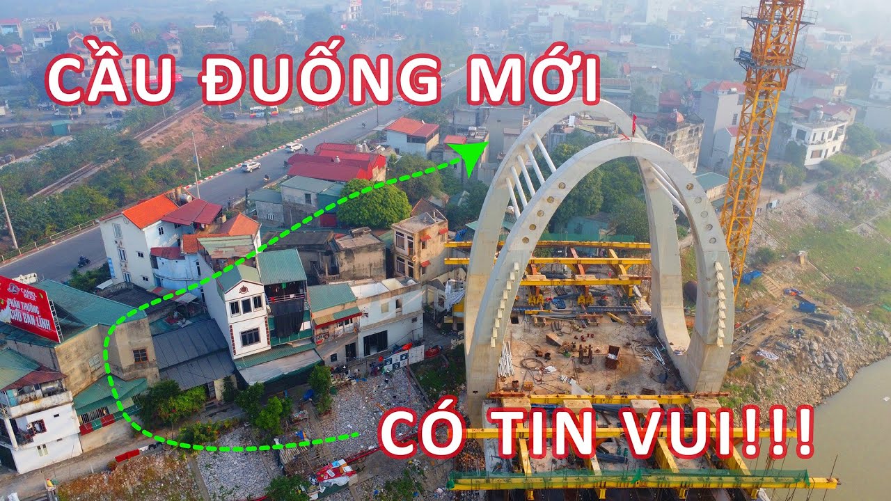 Lùi tiến độ nhưng dự án cầu Đuống mới vừa có tin vui!