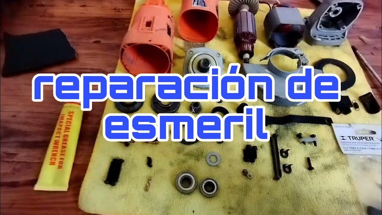 Reparación de esmeril Truper 4