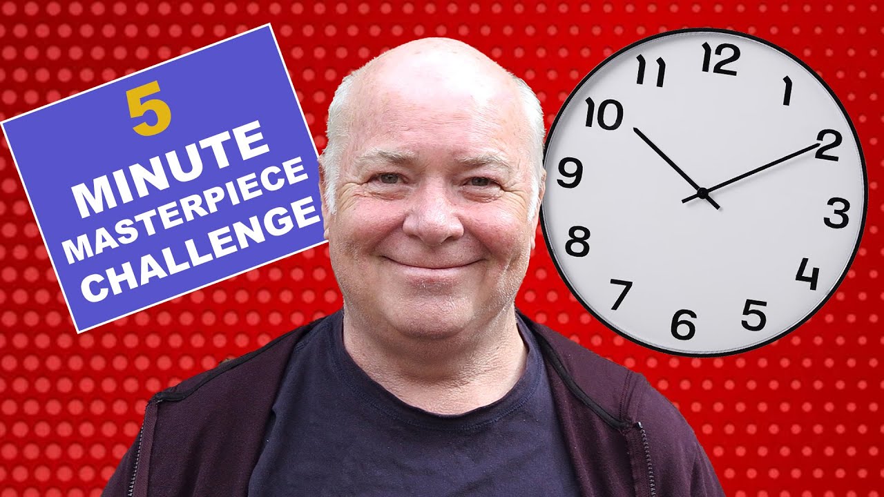 What can you do in 5 minutes? Welcome to Mackenzie Thorpe's thrilling 5-minute art challenge!