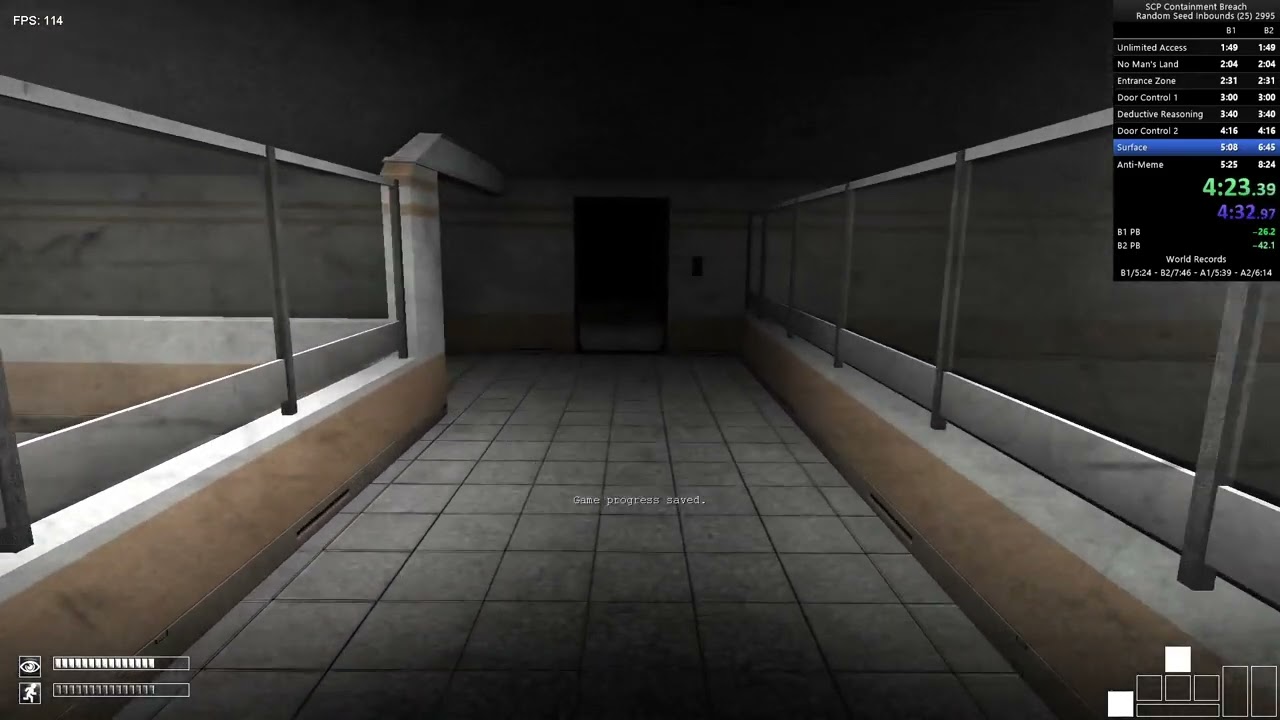 5:19 - Former World Record SCP Containment Breach Random Seed B1 Speedrun