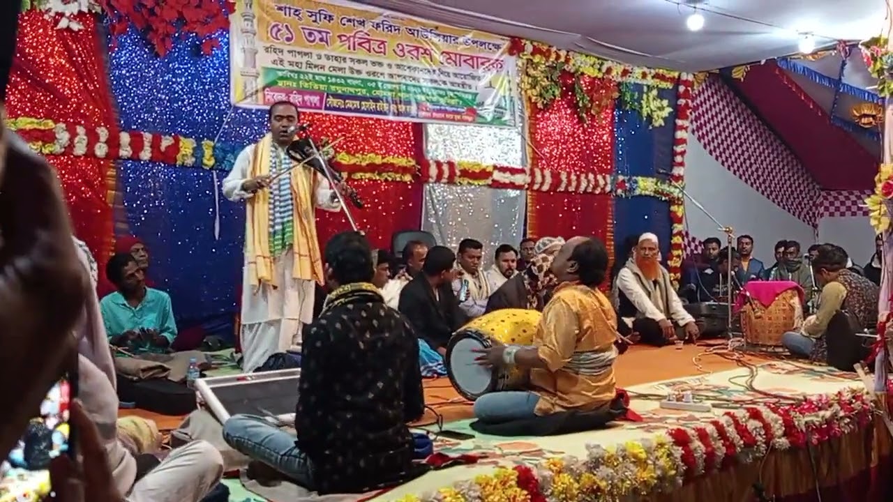 রহিদ পাগলা ওরশ মোবারক মিলন মেলা ২০২৬, বাউল গান পরিবেশন :রজ্জব দেওয়ান বনাম মুক্তা সরকার, তিতিয়া। 
