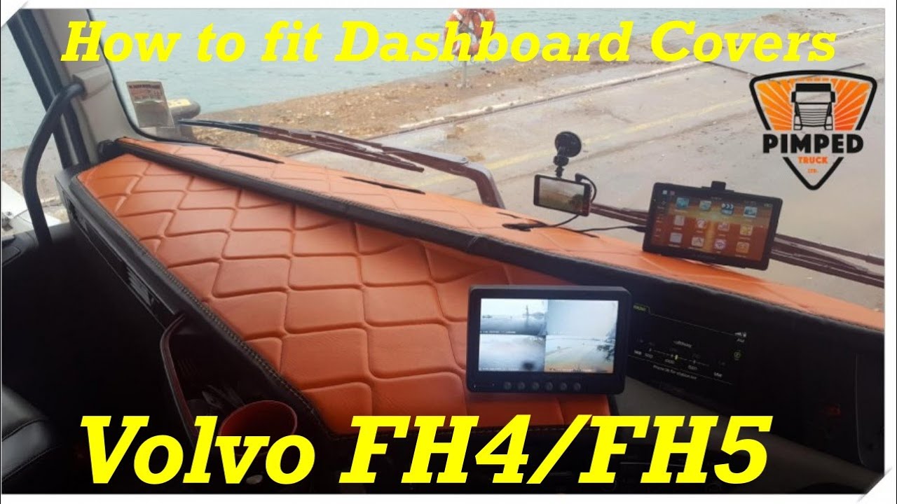 Volvo FH4 / FH5 dashboard covers fitting Pimped Truck LTD