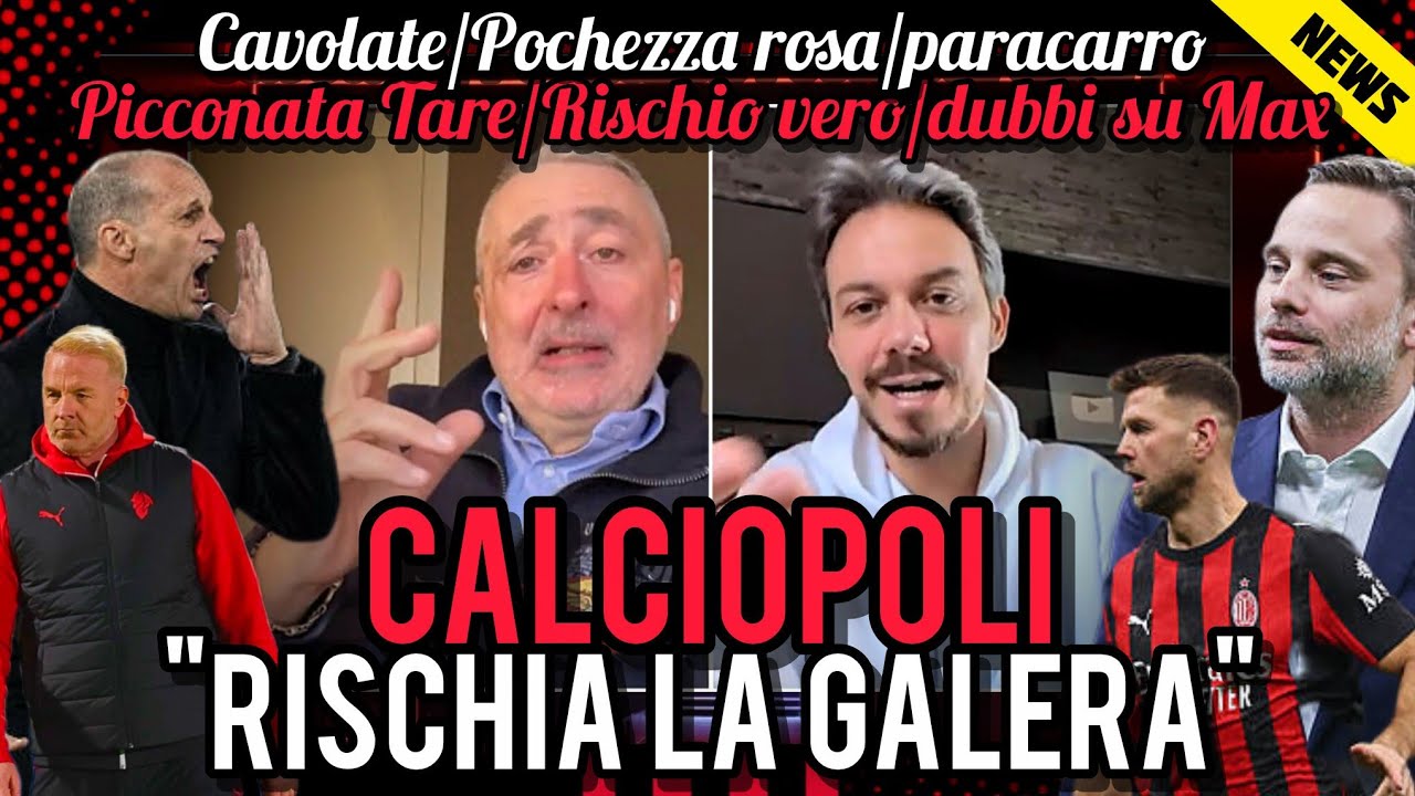 📣CALCIOPOLI🚨RISCHIA GALERA😈CAVOLATE😡POCHEZZA ROSA😐PARACARRO📌PICCONATA TARE🤔DUBBI SU MAX🔔RISCHIO VERO