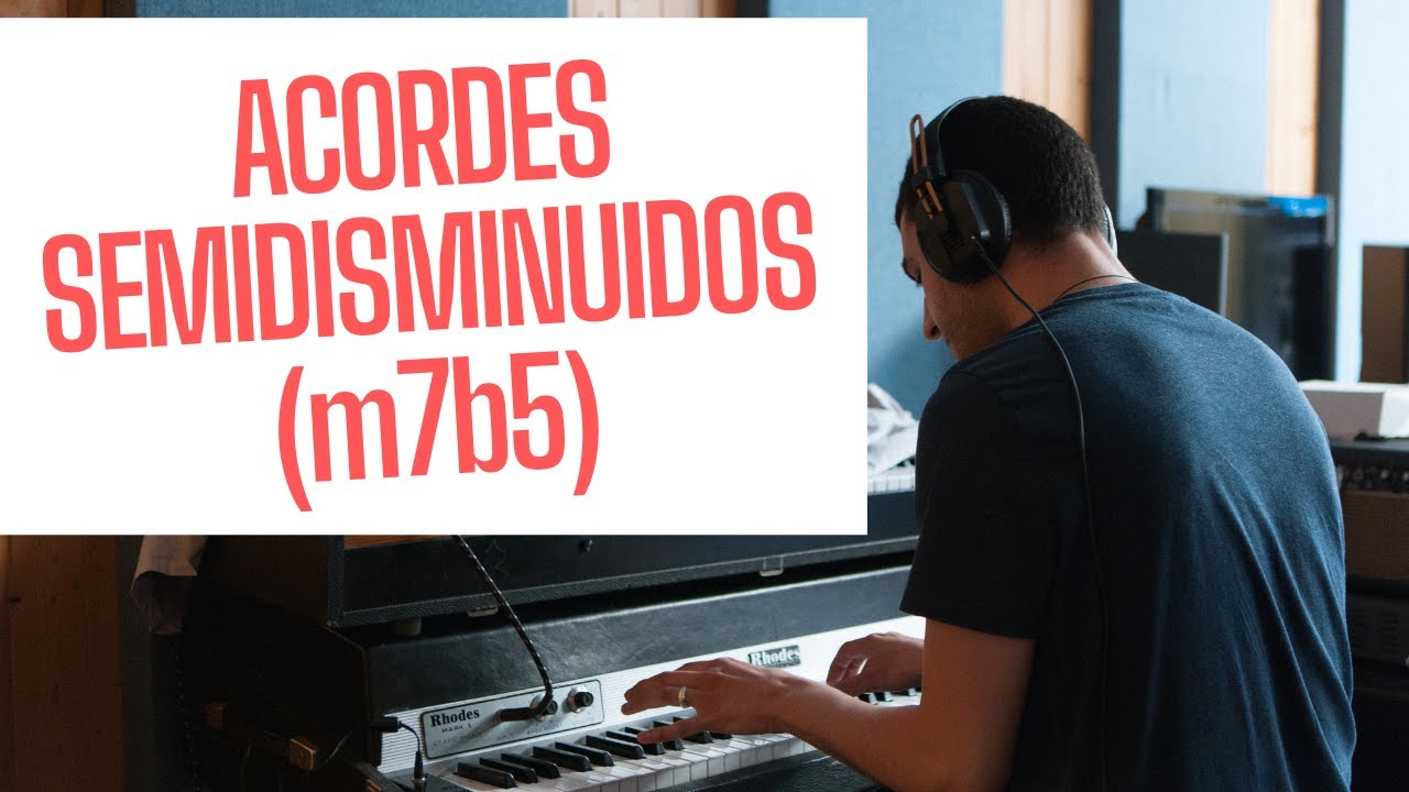 Tutorial #acordes m7b5 #semidisminuidos