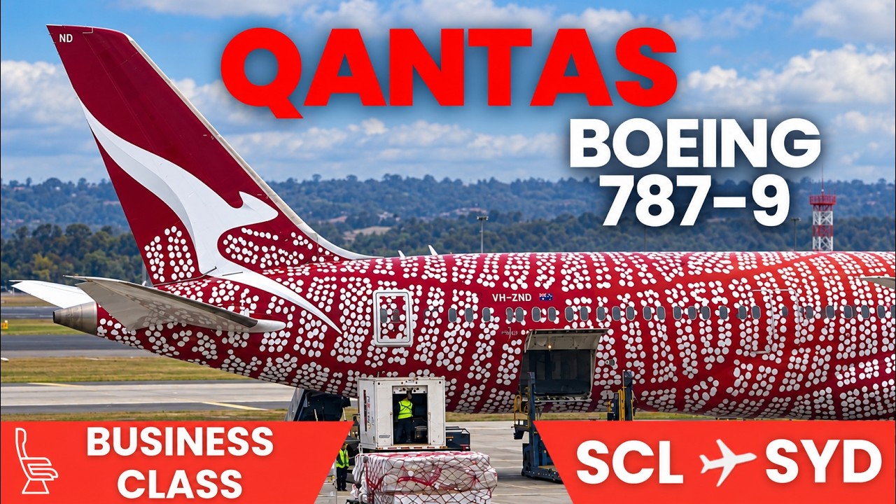 TRIP REPORT | Qantas Airways - Boeing 787-9 - Santiago (SCL) to Sydney (SYD) | Business Class