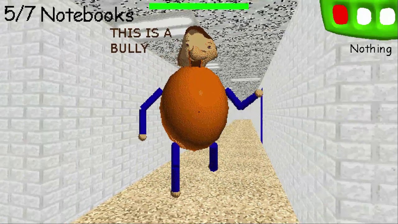 Baldi Basics So que Cada 5 minuto fica dificil e preciso usar mod menu