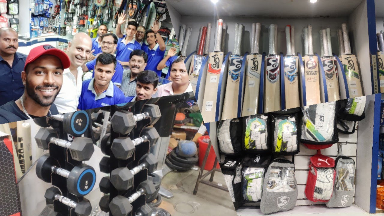 Best cricket kit at Pioneer sports shop and all type of sports item available here  near metro
