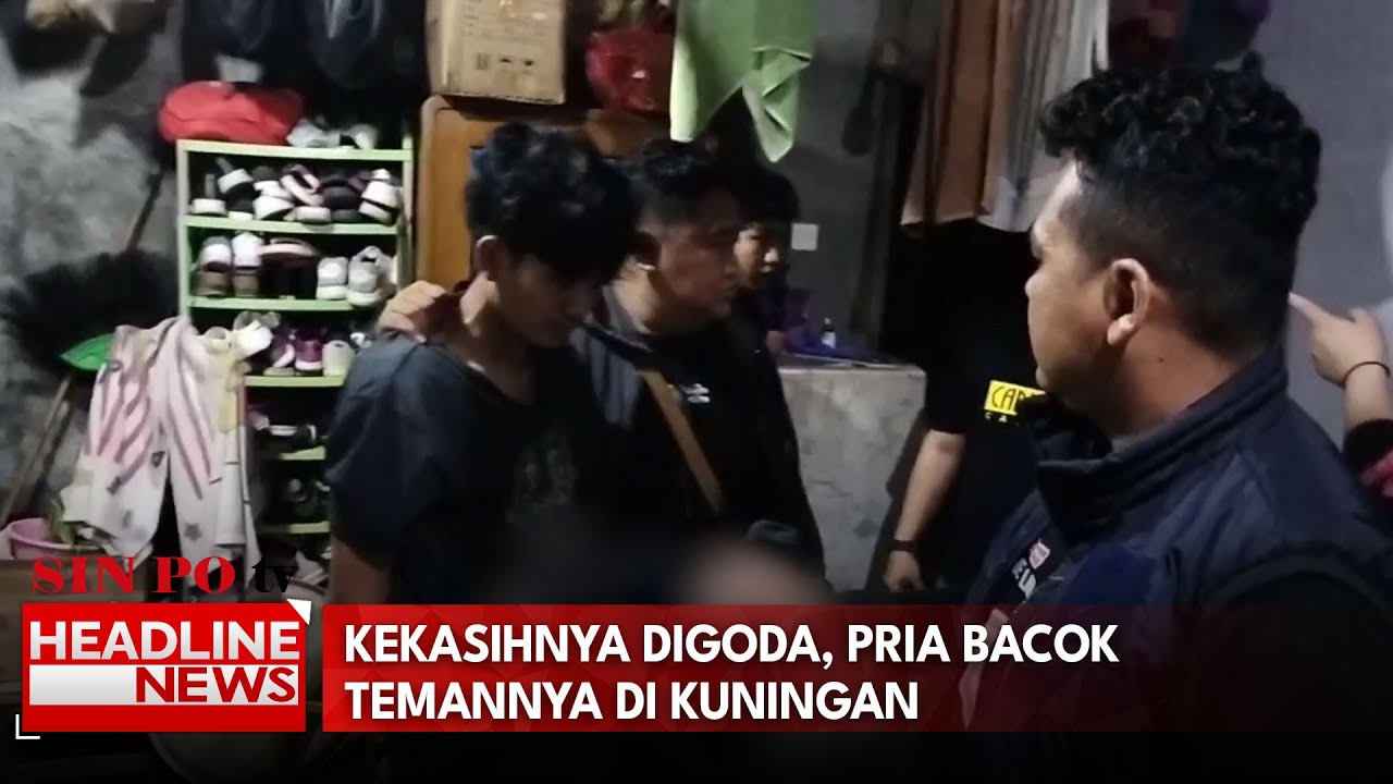 Kekasihnya Digoda, Pria Bacok Temannya di Kuningan
