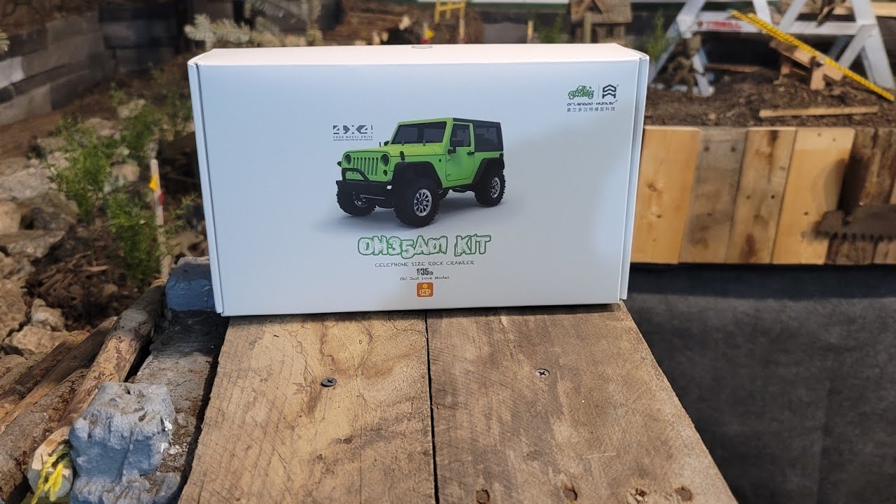 Orlandoo Hunter jeep Wrangler build part 1