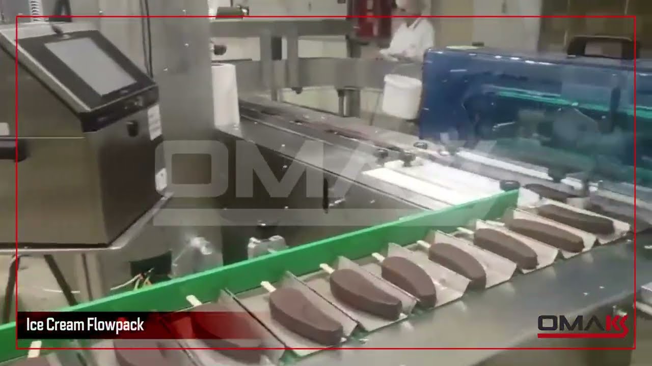 Automatic Ice Cream Packing Machine - Otomatik Dondurma Paketleme Makinası - Omaks Makina