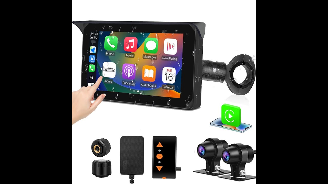 CS5PRO Motorcycle Carplay Installation Reference Video