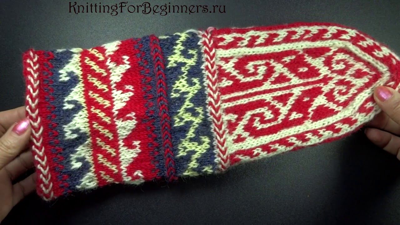 Как вязать носки   Вязание джурабов Мастер класс How to knit socks