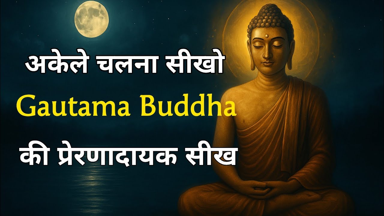 अकेले चलना सीखो | Gautama Buddha की प्रेरणादायक सीख