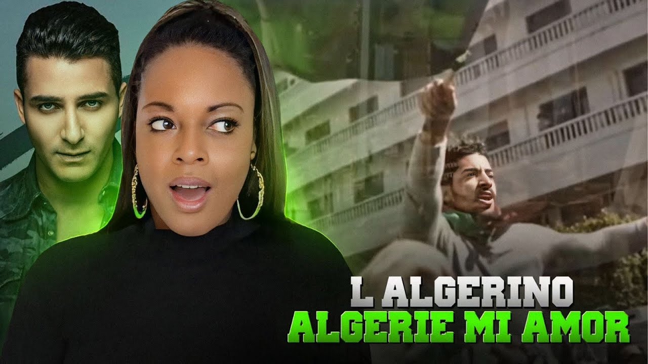 L'Algérino - ALGERIE Mi Amor with English translation subtitles lyrics (REACTION) 🇩🇿🖤