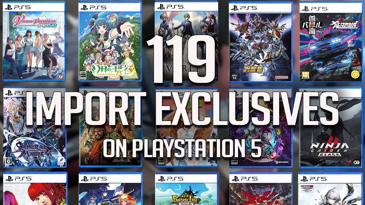 119 PS5 Games that are import exclusives - With English!