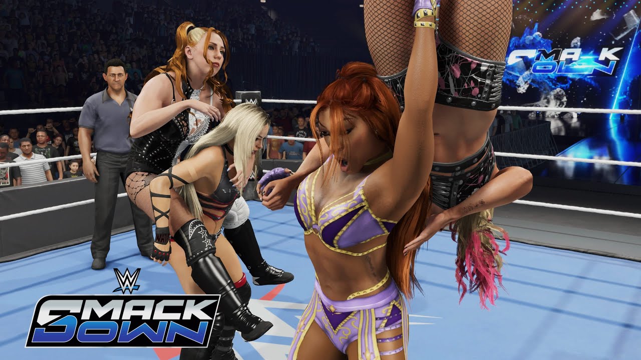 WWE 2K25 SMACKDOWN - JAKARA JACKSON VS LIV MORGAN VS ALEXA BLISS VS ISLA DAWN