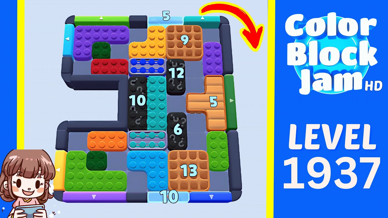 Color Block Jam Level 1031 (1937) Solution Walkthrough