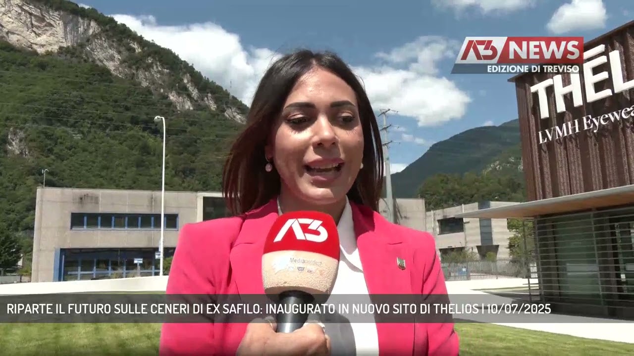 RIPARTE IL FUTURO SULLE CENERI DI EX SAFILO: INAUGURATO IN NUOVO SITO DI THELIOS | 10/07/2025