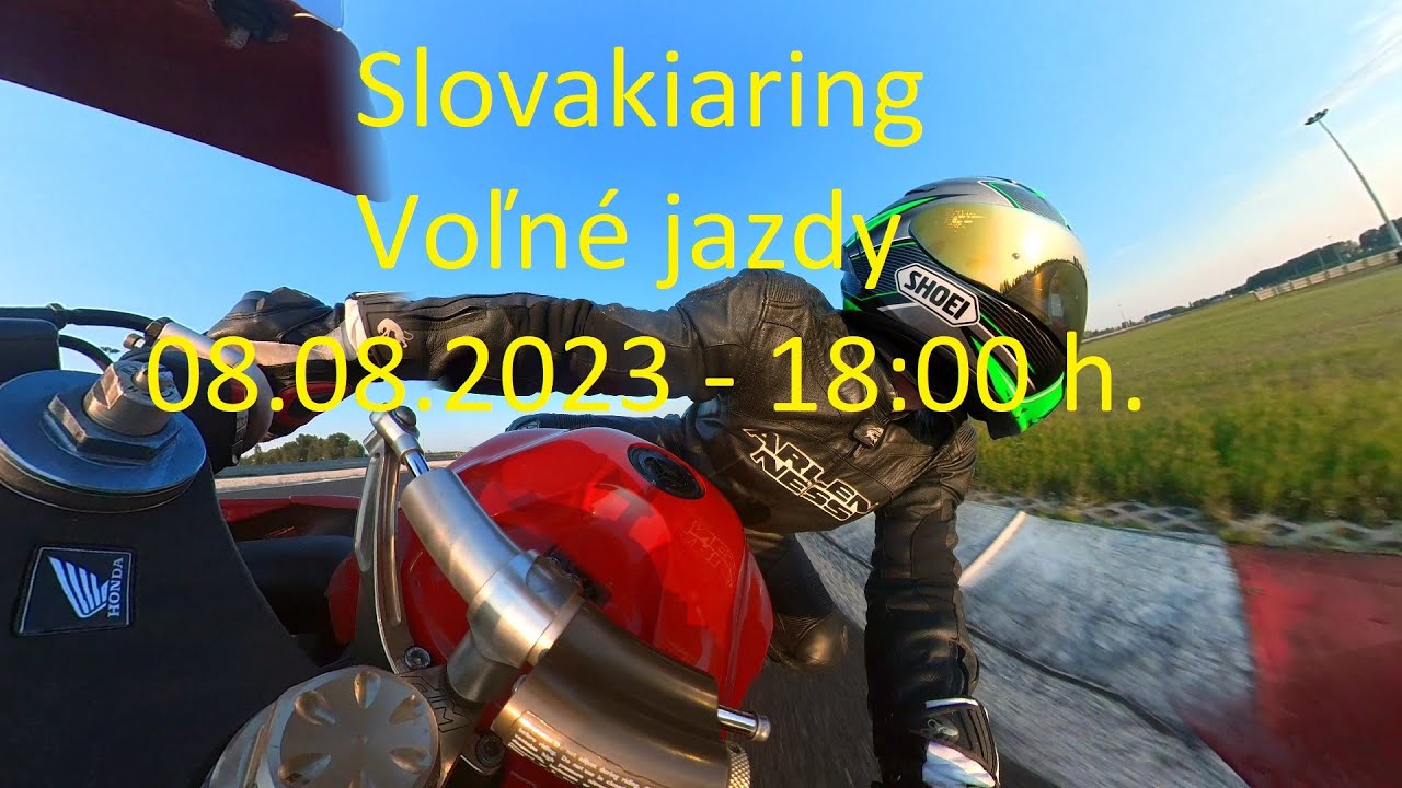 Voľn&eacute; jazdy SVK ring 08.08.2023 - 18:00 h.