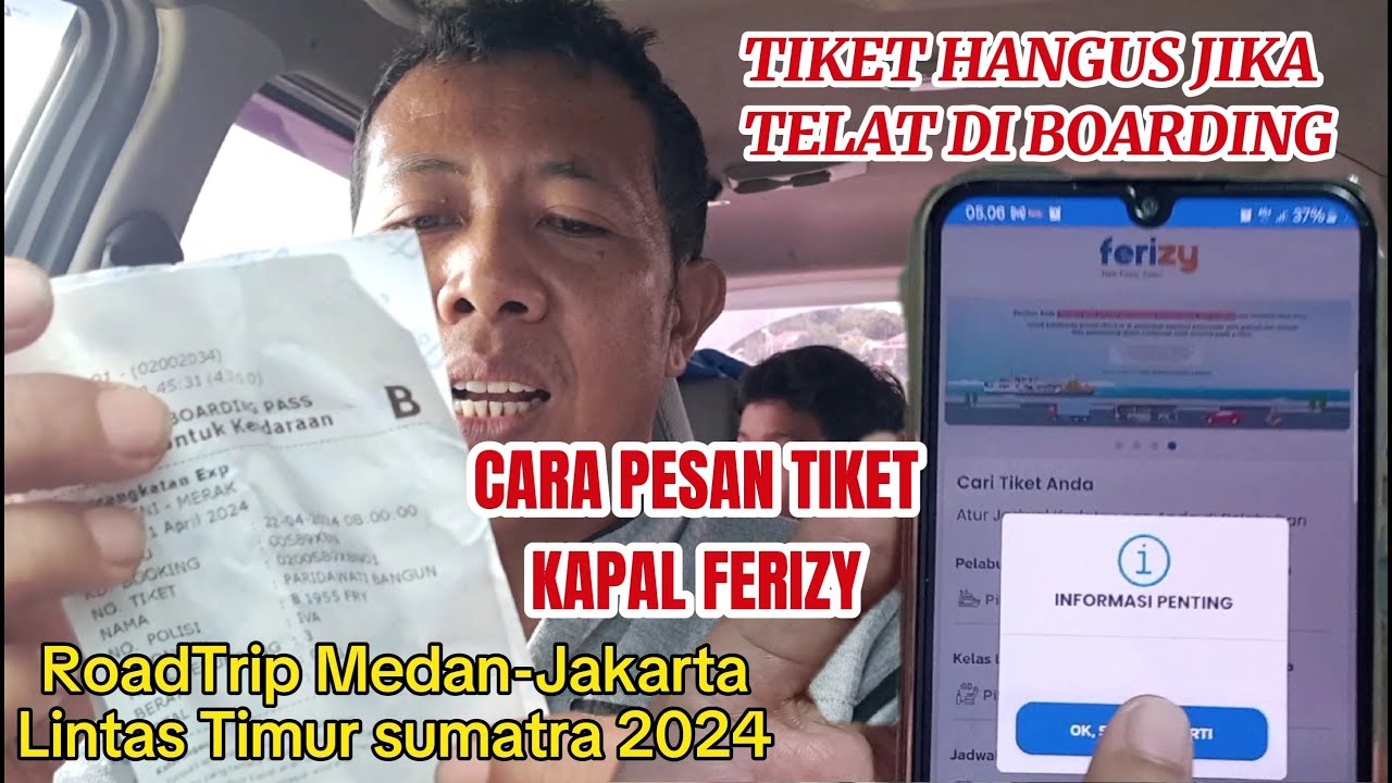 Cara Pesan Ferizy 2024 || Tiket Kapal Penyeberangan Bakauheni Merak