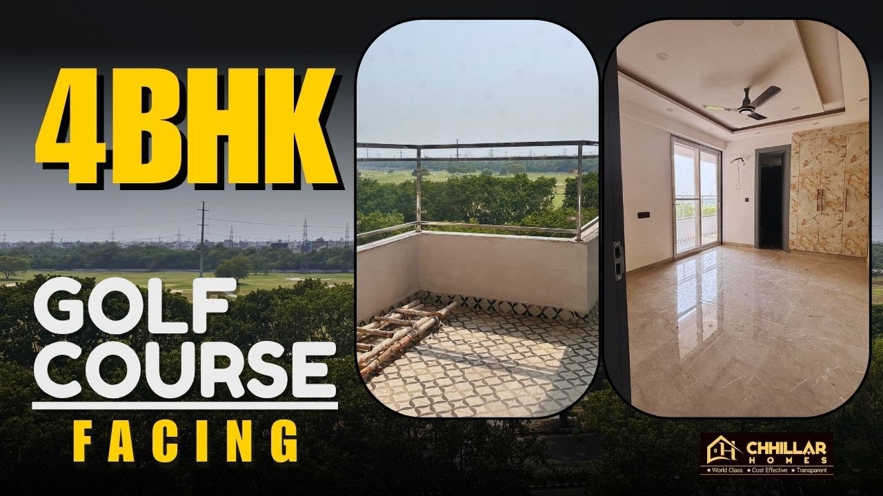 250 ACRE | GOLF COURSE FACING | LORDS APARTMENT 4BHK #flatforsale #4bedroomhouse #interior #dwarka