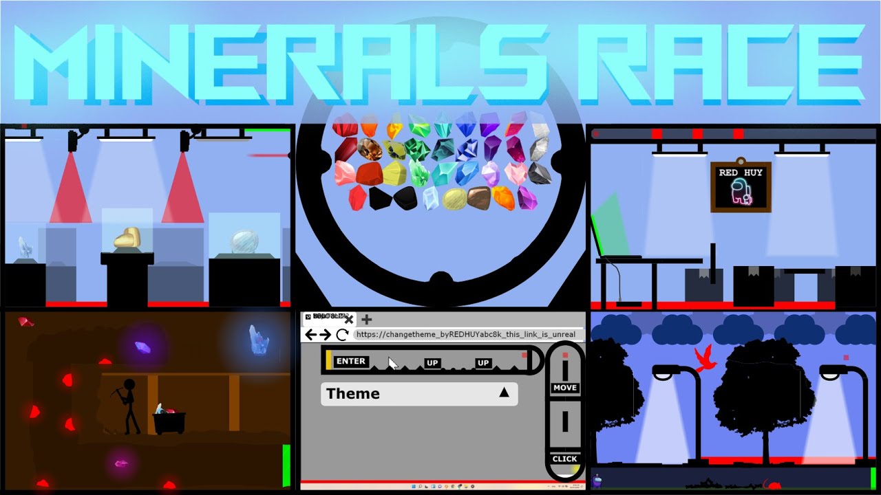 35 Marble Race EP. 31 : Minerals Race (Special Episode) | RED HUY