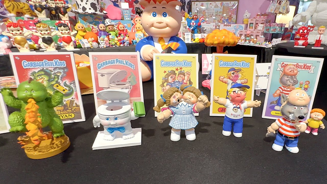 Designer Vinyl Art Toys and Top 10 Garbage Pail Kids Cards Figures at 2025 New York Toy fair